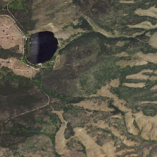 Aerial imagery of Iron Mountain, WY