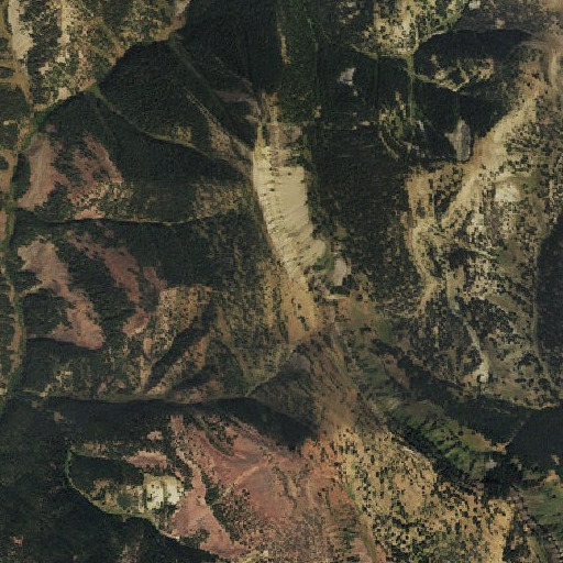 Aerial imagery of Mount Isabel, WY