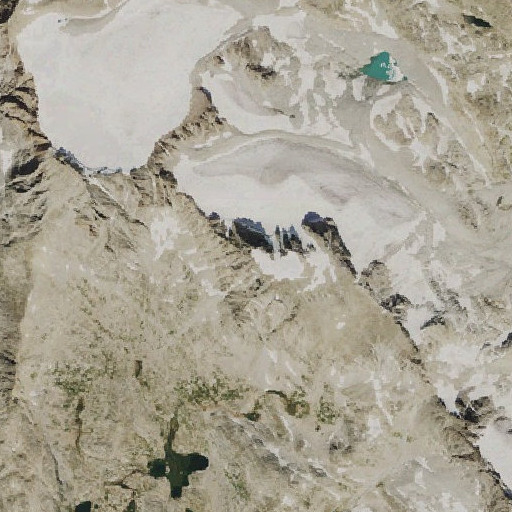 Aerial imagery of Jackson Peak, WY