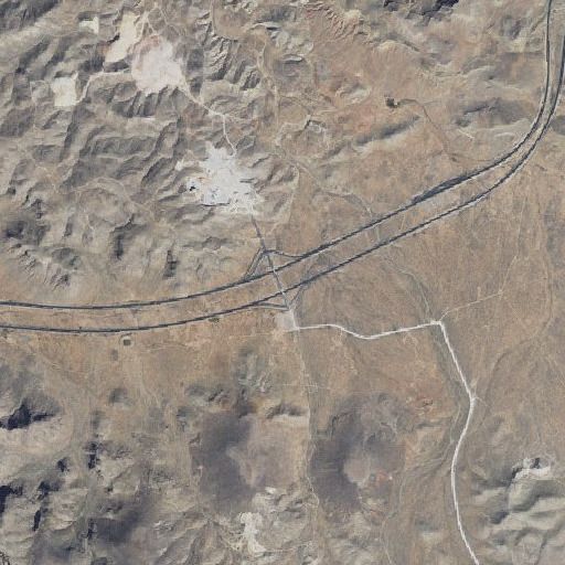 Aerial imagery of Black Rock Interchange, AZ