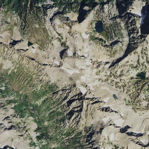 Aerial imagery of Paintbrush Divide, WY