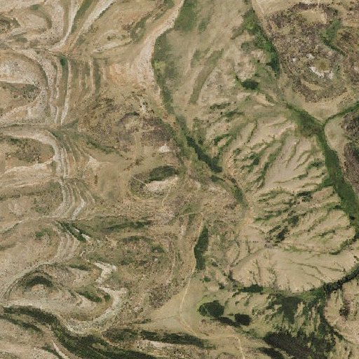 Aerial imagery of Pilot Hill, WY