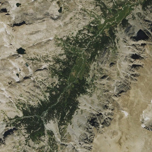 Aerial imagery of Wilson Meadows, WY