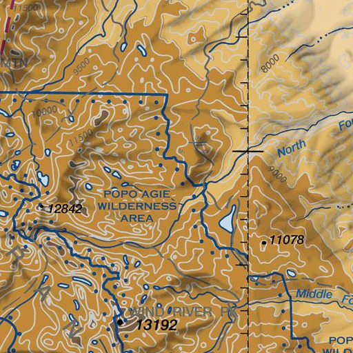 FAA VFR chart of Twin Parks, WY