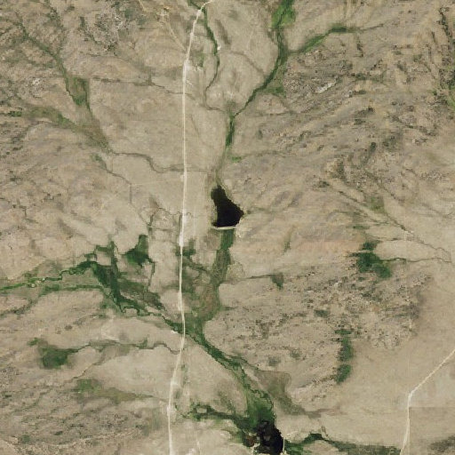 Aerial imagery of Sid Number 1 Dam, WY