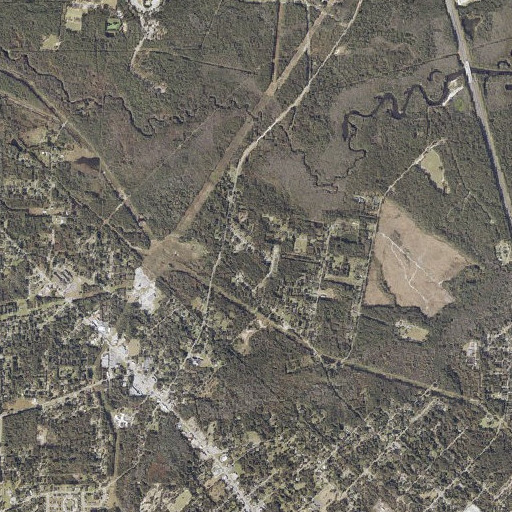 Aerial imagery of WABB-AM (Mobile), AL