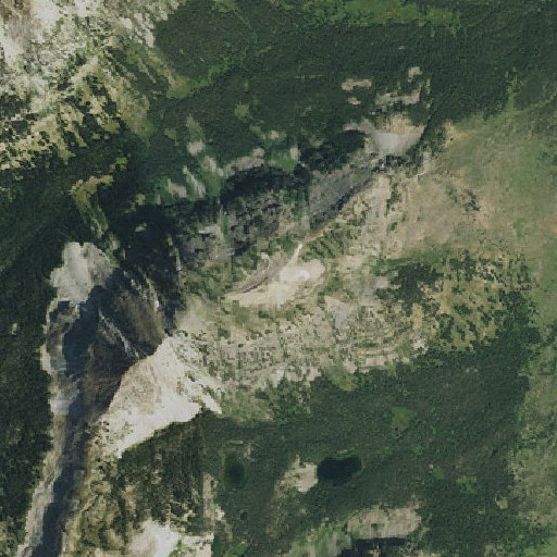 Aerial imagery of Dome Mountain, WY