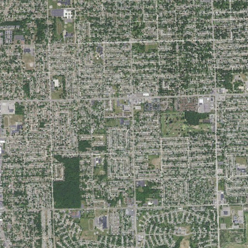 Aerial imagery of Tinkham School, MI