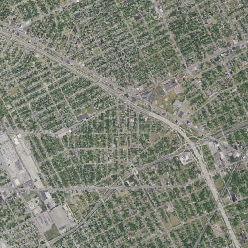 Aerial imagery of Wingert School, MI
