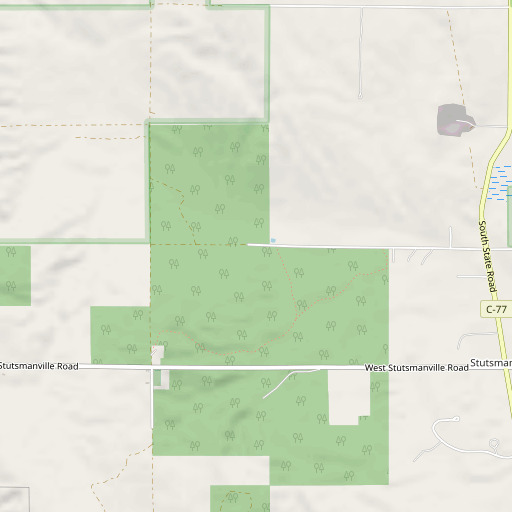OpenStreetMap map of Morris Spring, MI
