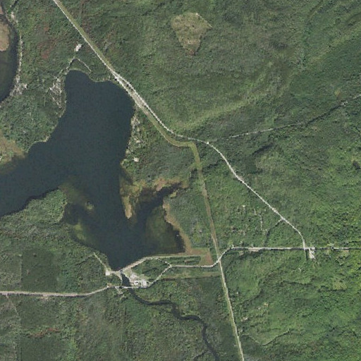 Aerial imagery of Bamfield Creek, MI