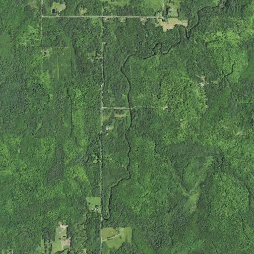 Aerial imagery of Devils Creek, MI
