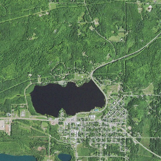 Aerial imagery of Eddy Park, MI