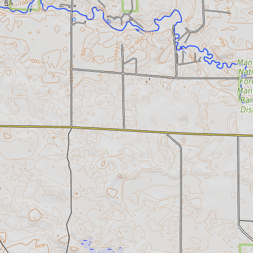 OpenTopoMap map of Howell School, MI