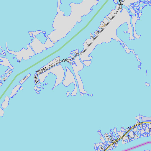 OpenTopoMap map of Upper Branch, MI