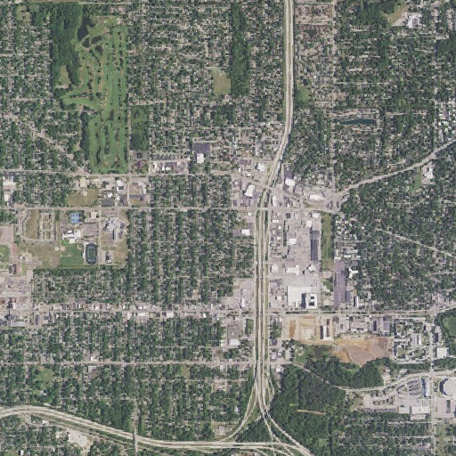 Aerial imagery of WJIM-FM (Lansing), MI