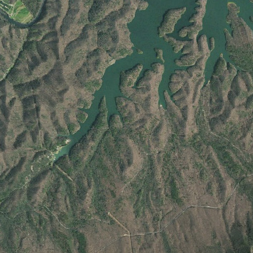 Aerial imagery of Roaring Fork, TN