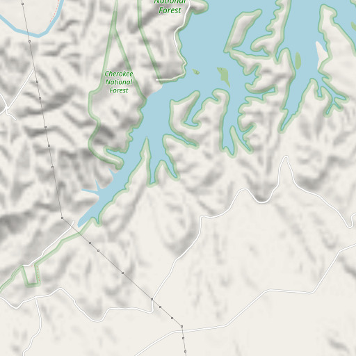 OpenStreetMap map of Roaring Fork, TN