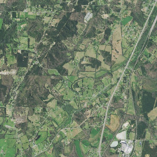 Aerial imagery of Rocky Branch, TN