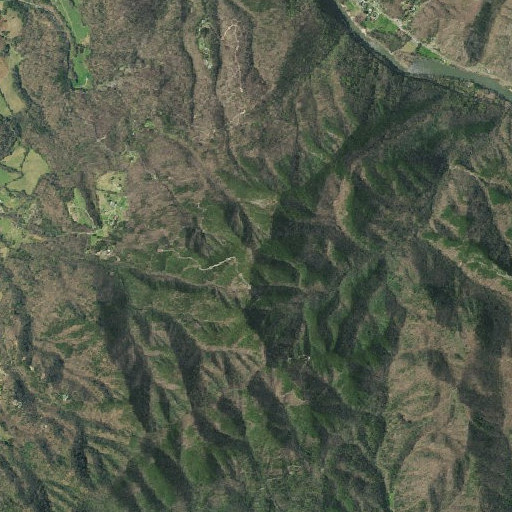 Aerial imagery of Rocky Top, TN