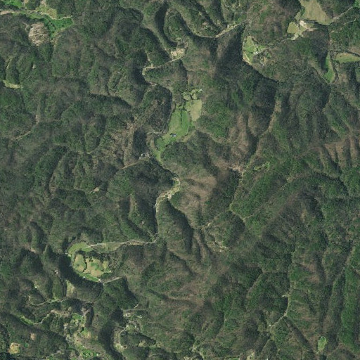 Aerial imagery of Rowe School, TN