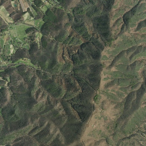 Aerial imagery of Sandy, TN