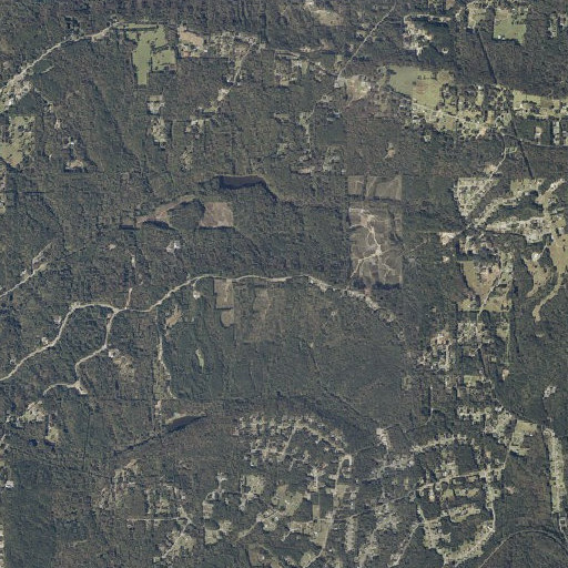 Aerial imagery of Coal Mountain, AL