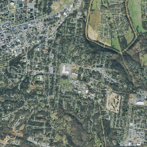 Aerial imagery of Moore Elementary School, TN