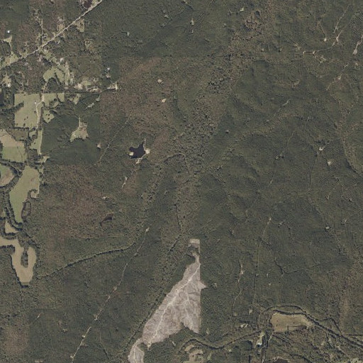 Aerial imagery of Wolf Creek, AL