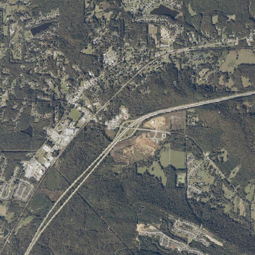 Aerial imagery of Interchange 154, AL