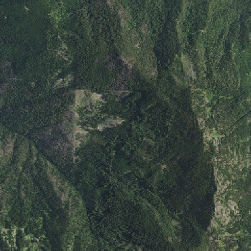 Aerial imagery of Willow Flat, CA
