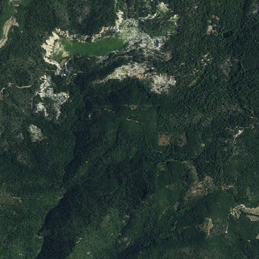 Aerial imagery of Buck Mountain, CA