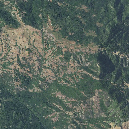 Aerial imagery of Lookout Rock, CA