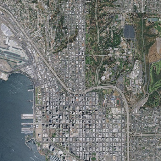 Aerial imagery of Marston Point, CA