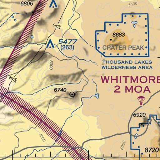 FAA VFR chart of Cave Rock, CA