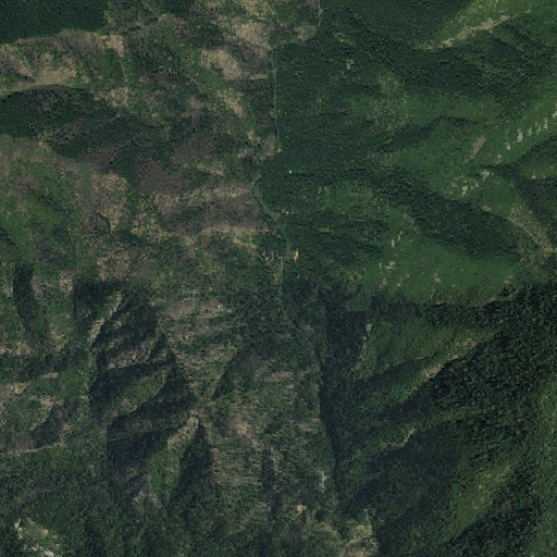 Aerial imagery of Peterson Flat, CA