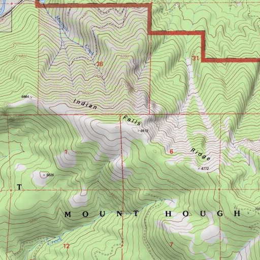USGS 24K topo map of KQNC-FM (Quincy), CA