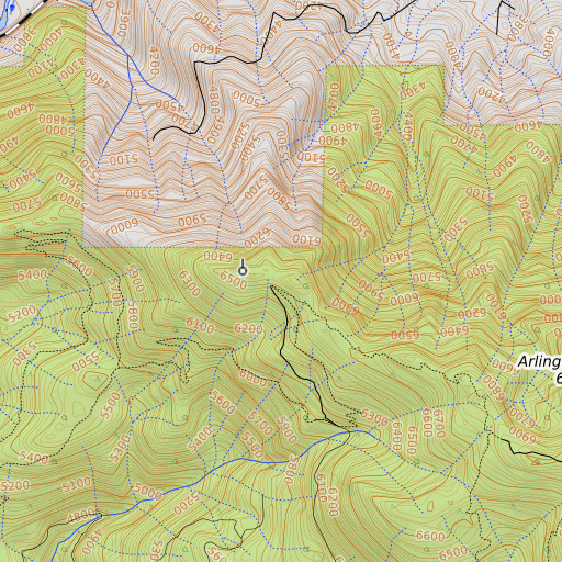 OpenTopoMap map of KQNC-FM (Quincy), CA