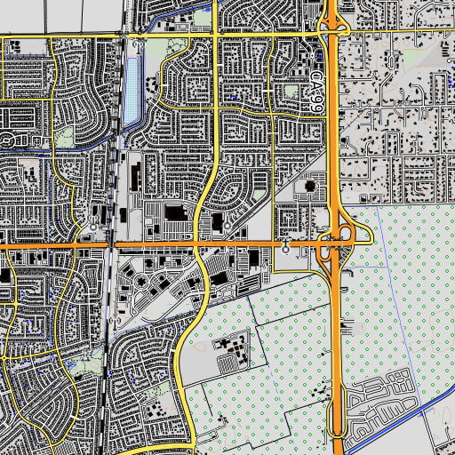 OpenTopoMap map of KJOY-FM (Stockton), CA
