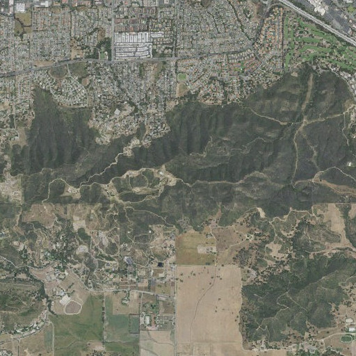 Aerial imagery of KNJO-FM (Thousand Oaks), CA