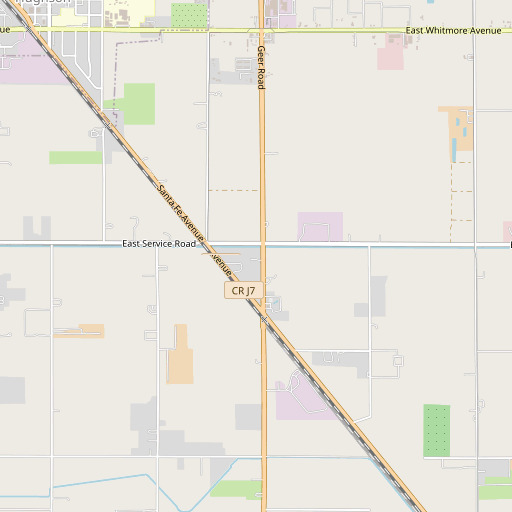 OpenStreetMap map of KMIX-FM (Turlock), CA