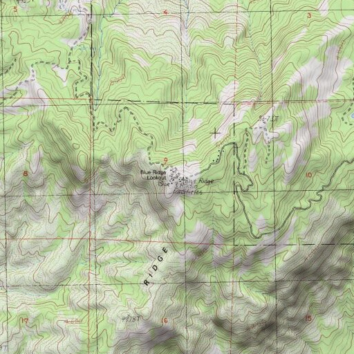 USGS 24K topo map of KDUV-FM (Visalia), CA