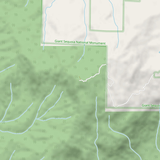 OpenStreetMap map of KDUV-FM (Visalia), CA