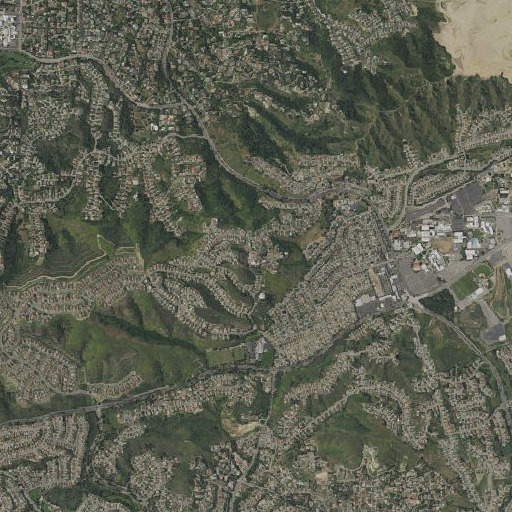 Aerial imagery of KSAK-FM (Walnut), CA