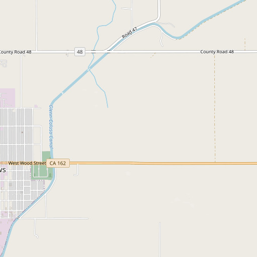 OpenStreetMap map of KIQS-FM (Willows), CA