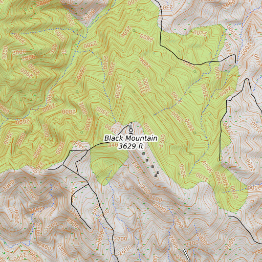 OpenTopoMap map of KWEW-TV (Coalinga), CA