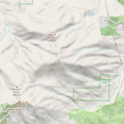 OpenStreetMap map of KFCB-TV (Concord), CA
