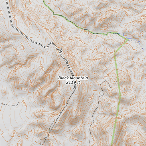 OpenTopoMap map of KECY-TV (El Centro), CA