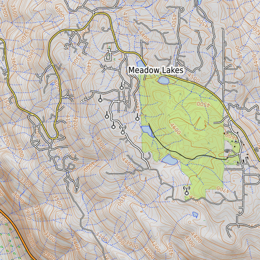 OpenTopoMap map of KFTV-TV (Hanford), CA