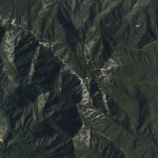 Aerial imagery of KLCS-TV (Los Angeles), CA